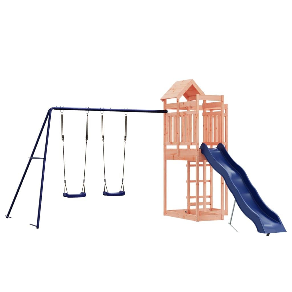 Amazon.com: vidaXL Solid Douglas Wood Outdoor Playset with